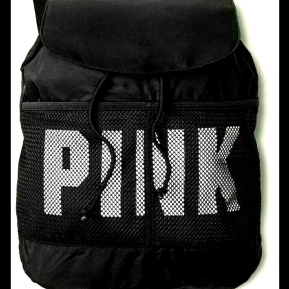 New black Victoria's secret PINK backpack
